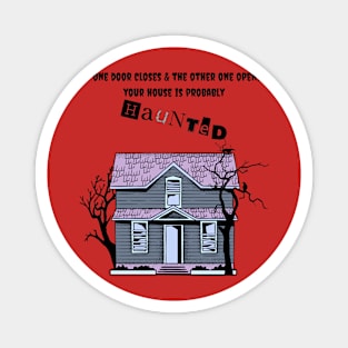 Haunted House Magnet